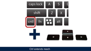 Ctrl extends reach
+
 