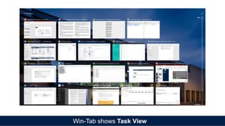 Win-Tab shows Task View
 