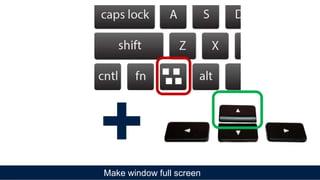 Make window full screen
+
 