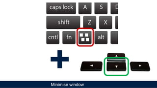 Minimise window
+
 