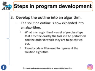 Computer Program- Introduction, characteristics and stages | PPT