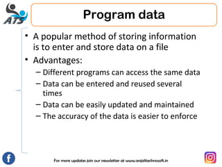 Computer Program- Introduction, characteristics and stages | PPT image.