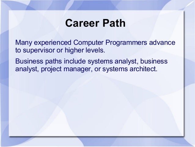 computer programmers careers