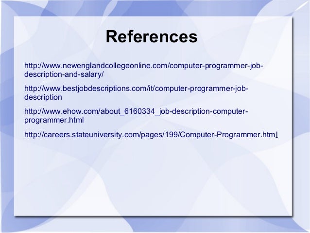 computer programmers careers