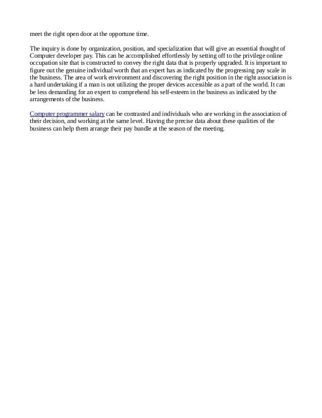 salary information