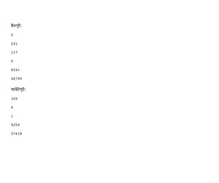 ইনপিবট:
5
231
117
0
8341
46709
আউটপিবট:
320
6
1
9250
57618
 