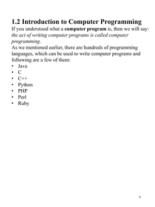 Computer programming | PPTX | Programming Languages | Computing