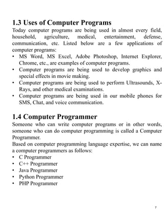Computer programming | PDF