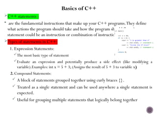 Comprehensive Introduction to C++ Programming Basics and Concepts | PPTX