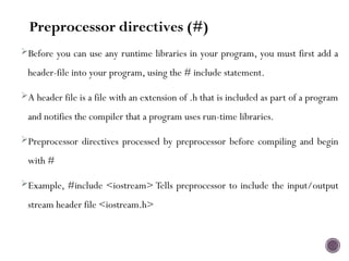 Comprehensive Introduction to C++ Programming Basics and Concepts | PPTX