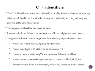 Comprehensive Introduction to C++ Programming Basics and Concepts | PPTX