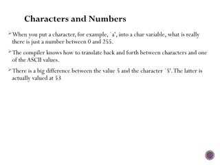 Character Vs Numeric Comprehensive Introduction to C++ Programming Basics and Concepts | PPTX