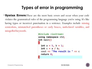 Comprehensive Guide to Control Statements in C++ Programming | PPTX