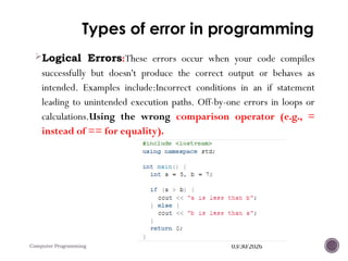 Comprehensive Guide to Control Statements in C++ Programming | PPTX