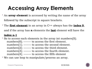 Comprehensive Guide to Arrays, Strings, and Pointers in C++ Programming ...