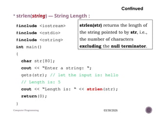 Comprehensive Guide to Arrays, Strings, and Pointers in C++ Programming ...