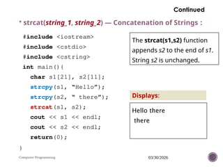 Comprehensive Guide to Arrays, Strings, and Pointers in C++ Programming ...