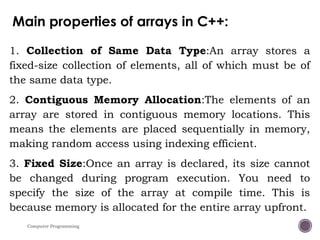 Comprehensive Guide to Arrays, Strings, and Pointers in C++ Programming ...