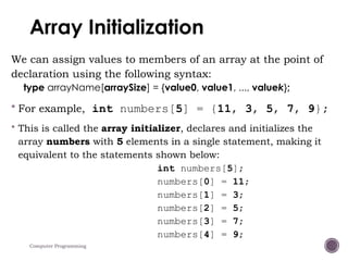 Comprehensive Guide to Arrays, Strings, and Pointers in C++ Programming ...