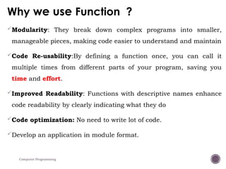 Comprehensive Guide to Functions in C++ Programming Language | PPTX