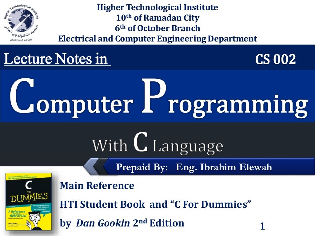 Computer Programming Chapter 3 Computer Programming Chapter 3