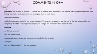 Computer programming I.pptx is a basic level for student who want learn ...