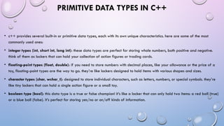 Computer programming I.pptx is a basic level for student who want learn ...