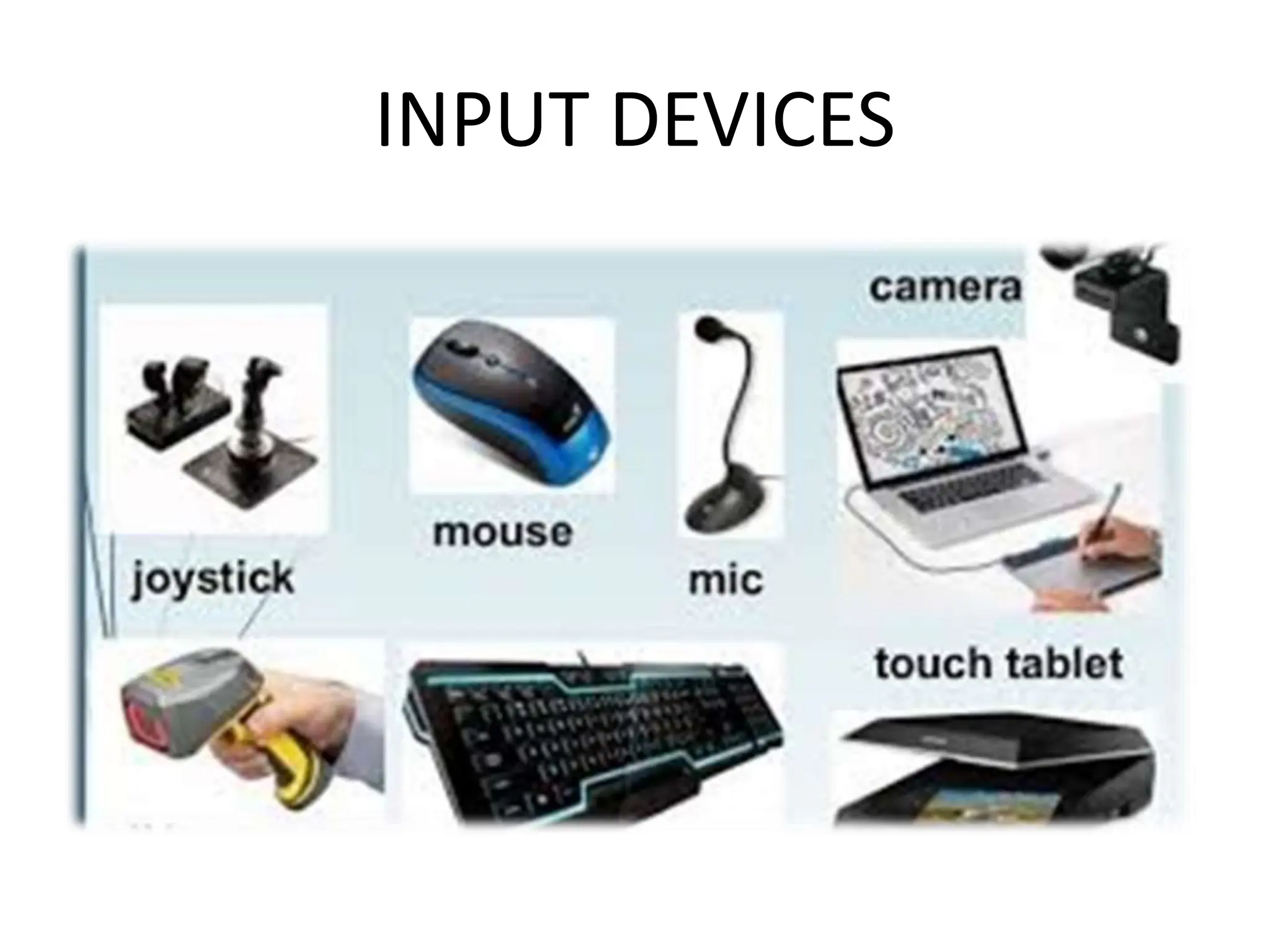 INPUT DEVICES
 