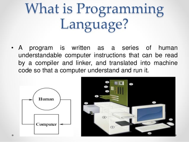 Machine language programming