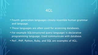 Computer programming language generations | PPT
