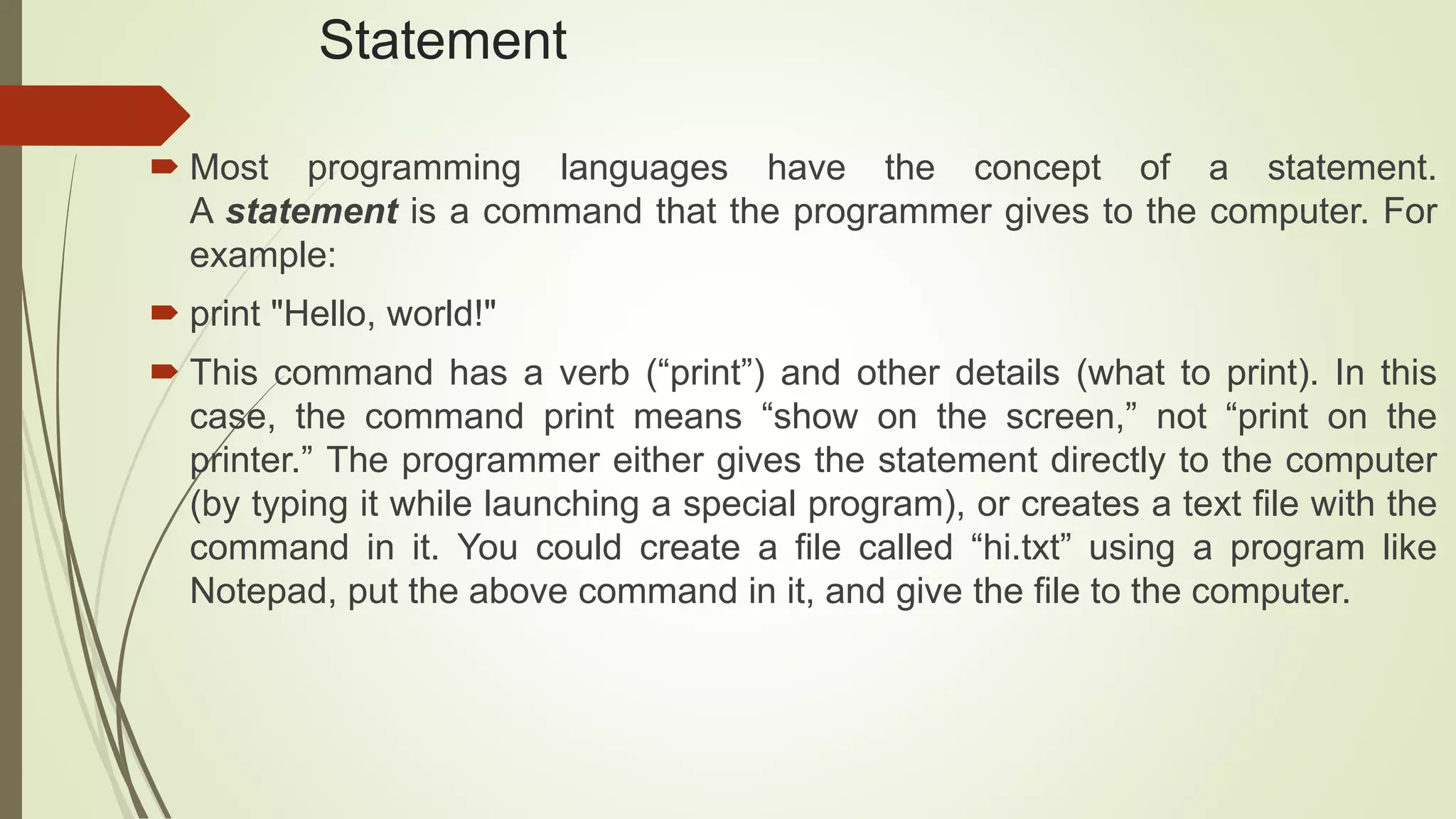 Computer programming languages | PPTX | Programming Languages | Computing