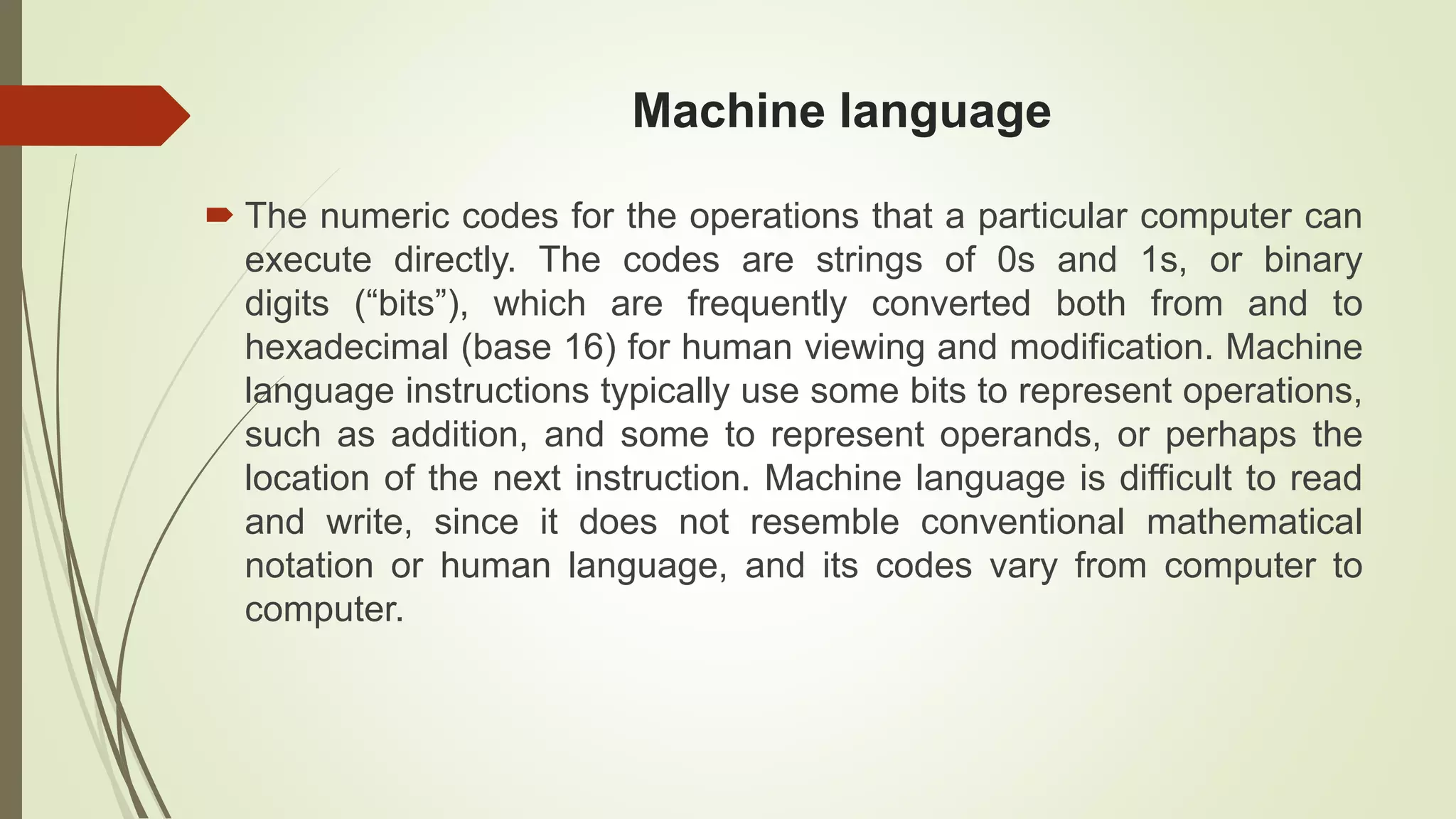 Computer programming languages | PPTX | Programming Languages | Computing
