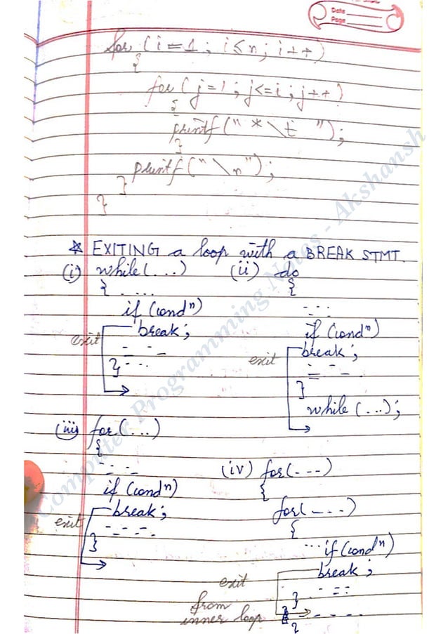Computer programming Notes | PDF