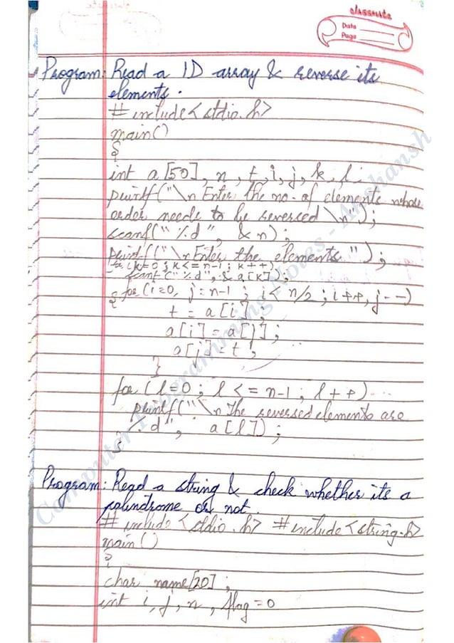 Computer programming Notes | PDF