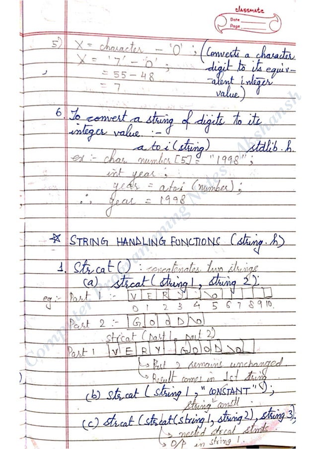 Computer programming Notes | PDF