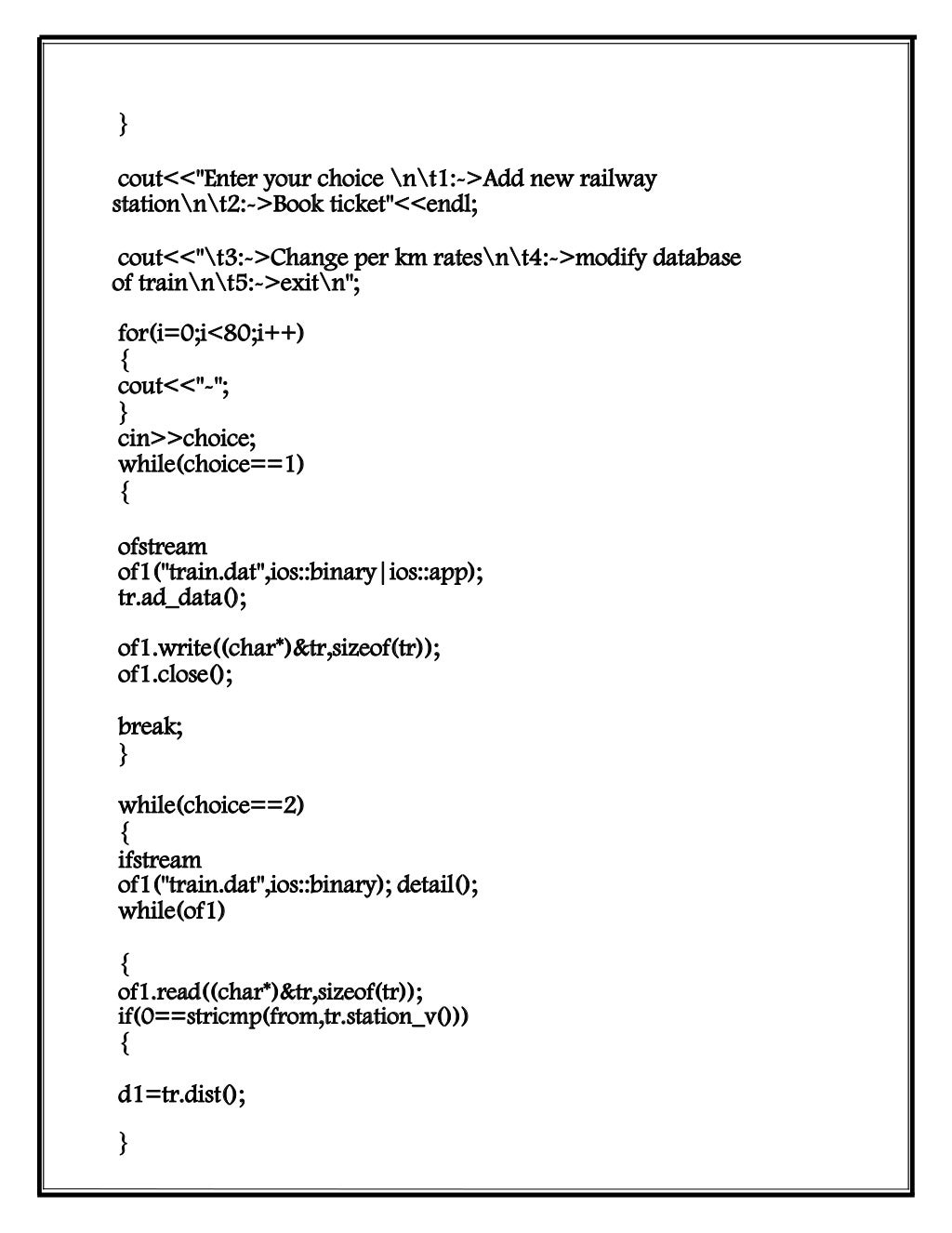 Computer project final for class 12 Students