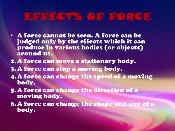 force and laws of motion