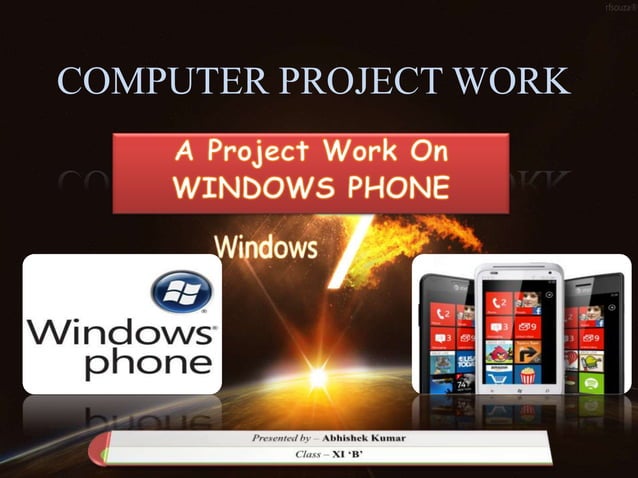 Computer project work | PPT