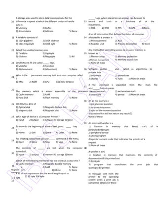Computer question | PDF
