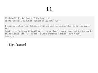 11
Significance?
 