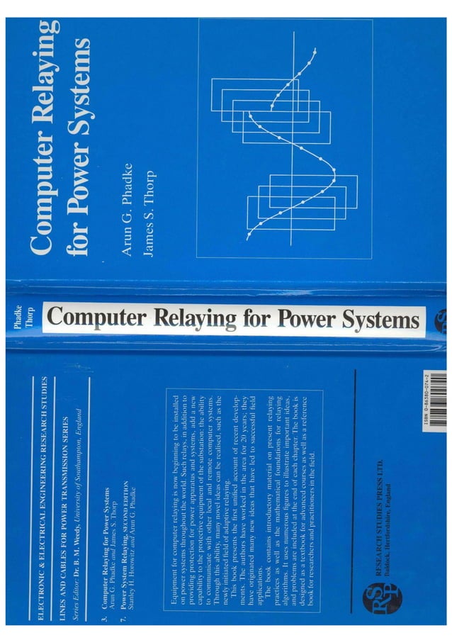 Computer relaying for power systems arun g phadke1 PDF