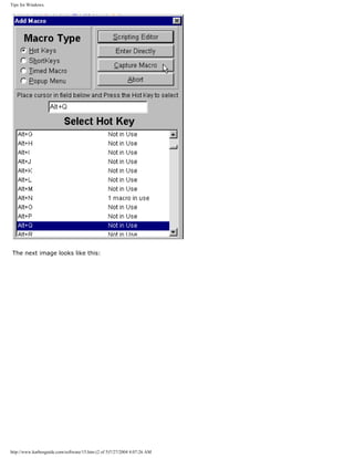 Tips for Windows.
The next image looks like this:
http://www.karbosguide.com/software/15.htm (2 of 5)7/27/2004 4:07:26 AM
 