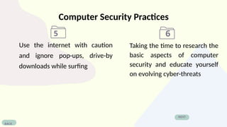 COMPUTER SAFETY POWERPOINT PRESENTATIKON | PPTX
