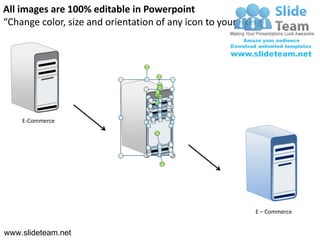 Computers and servers powerpoint ppt templates. | PPT
