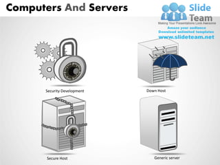 Computers And Servers




      Security Development   Down Host




       Secure Host              Generic server
 