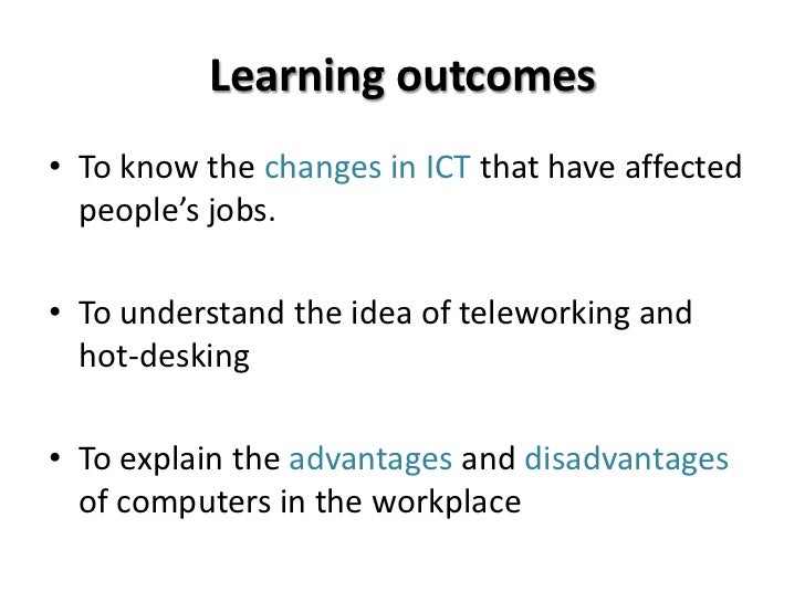 Computers And The Workplace