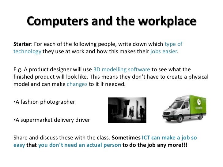 Computers and the workplace
