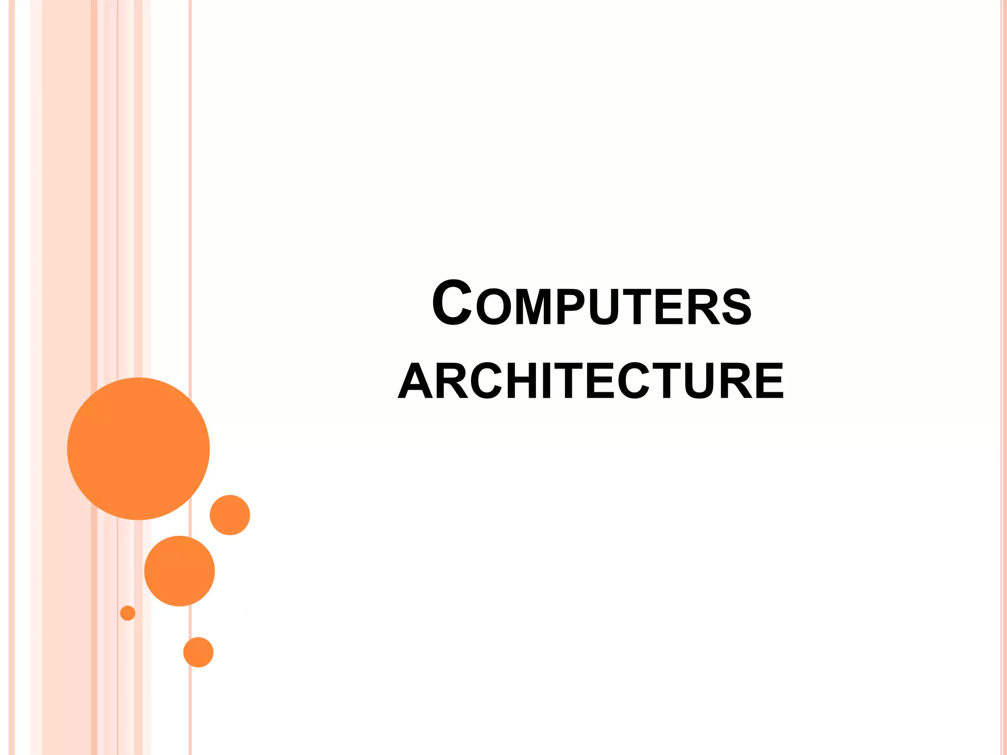 Computers Architecture1 | PPT