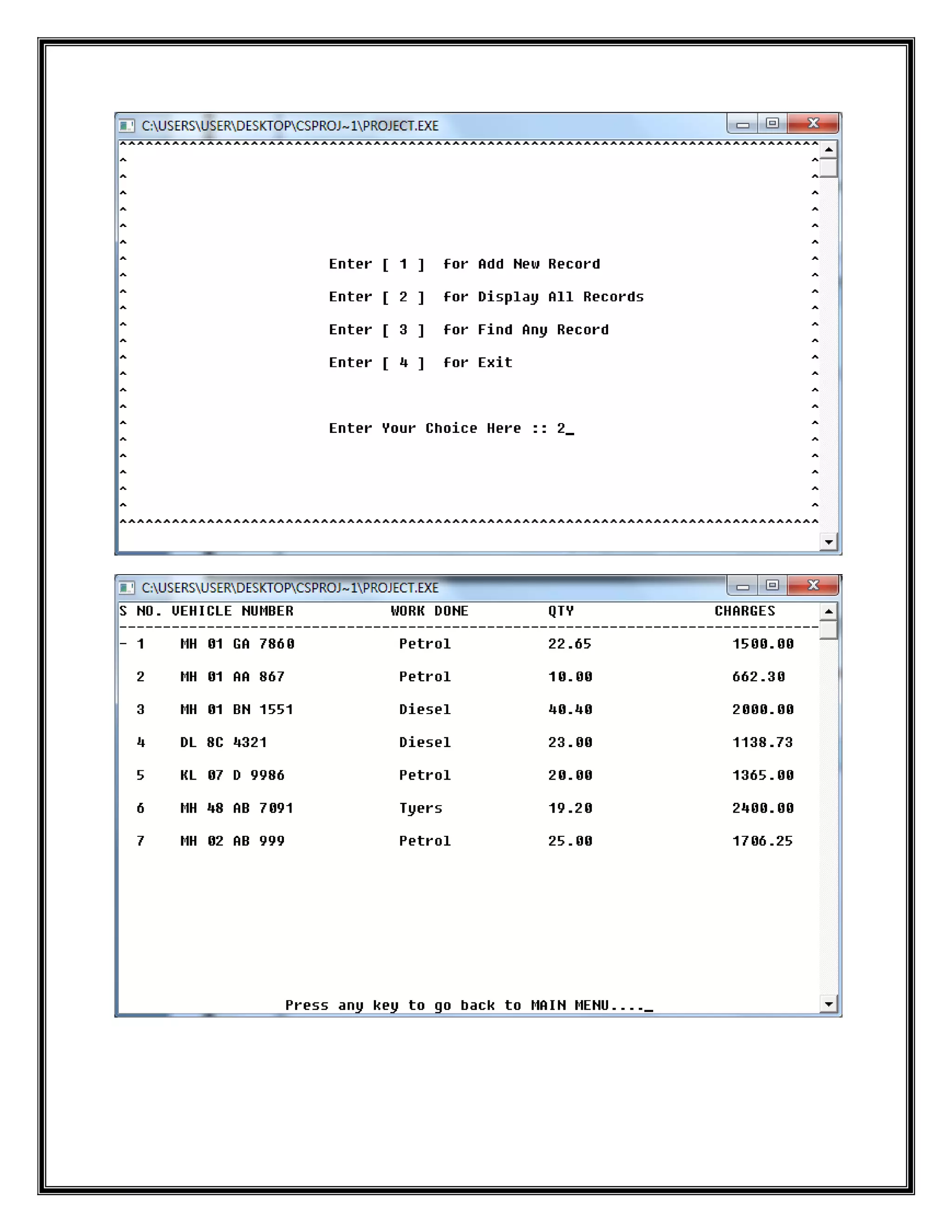 Computer science Investigatory Project Class 12 C++