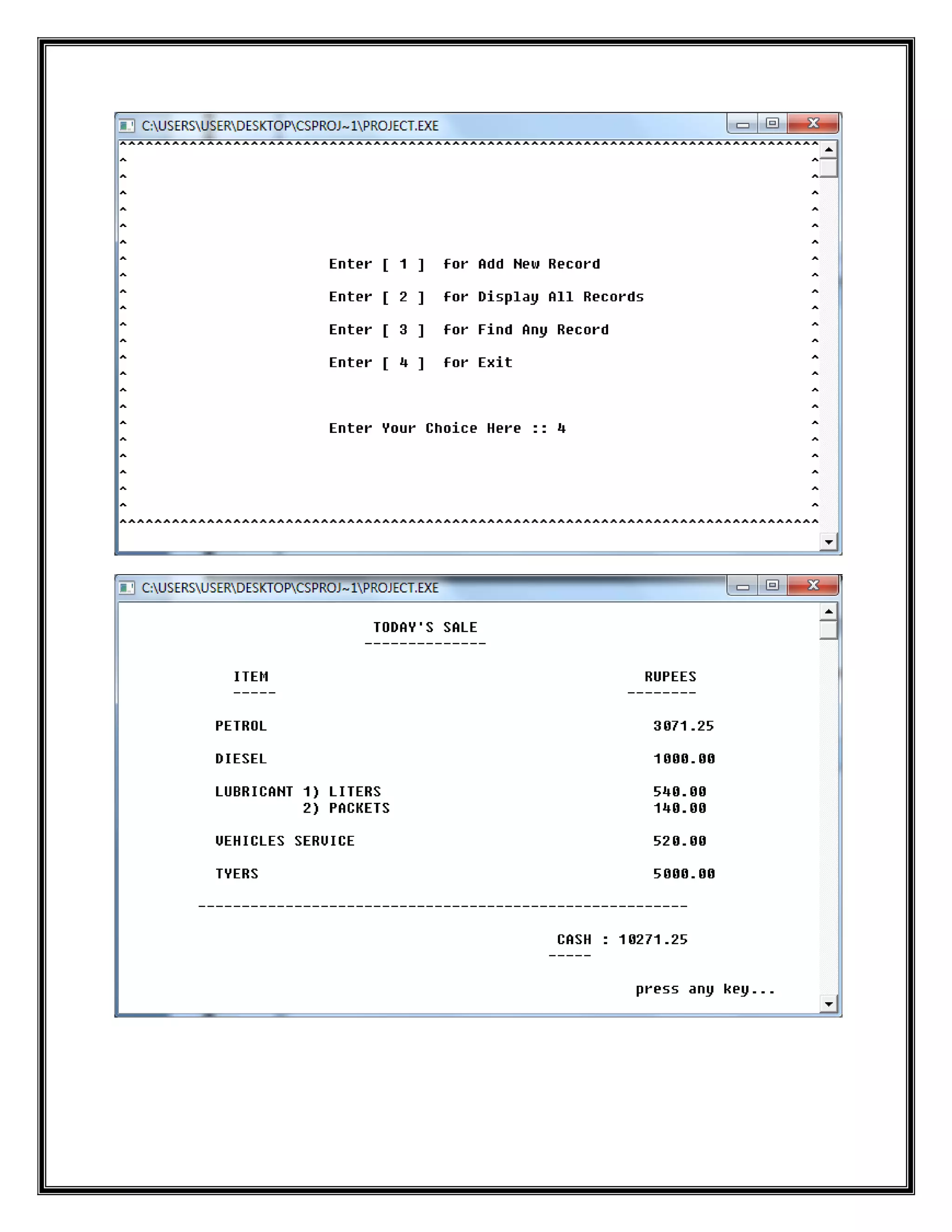 Computer science Investigatory Project Class 12 C++